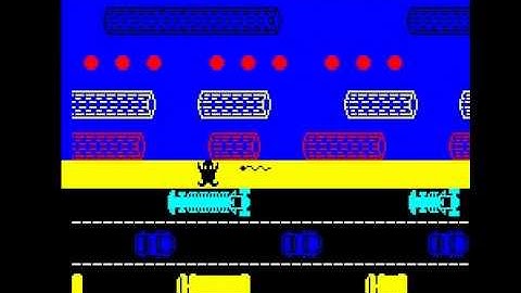 Hopper gameplay video for Oric-1 and Atmos Computers