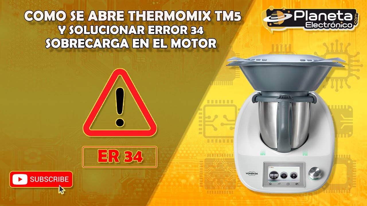 Как открыть THERMOMIX TM6 и исправить ошибку 34, связанную с перегрузкой двигателя (РЕШЕНО)