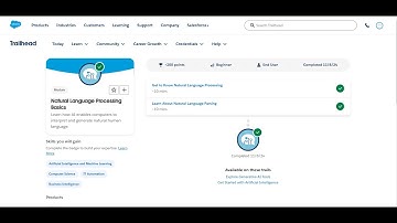 Natural Language Processing Basics || SalesForce || Trailhead #ai  #salesforcetrailhead #trailhead