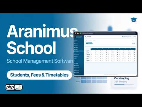 School Management System in PHP & MySQL | Fees, Timetable & Parent Portal Demo