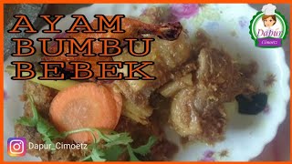 RESEP ASLI BUMBU BEBEK HITAM MADURA & SAMBEL BEBEK NYA. 