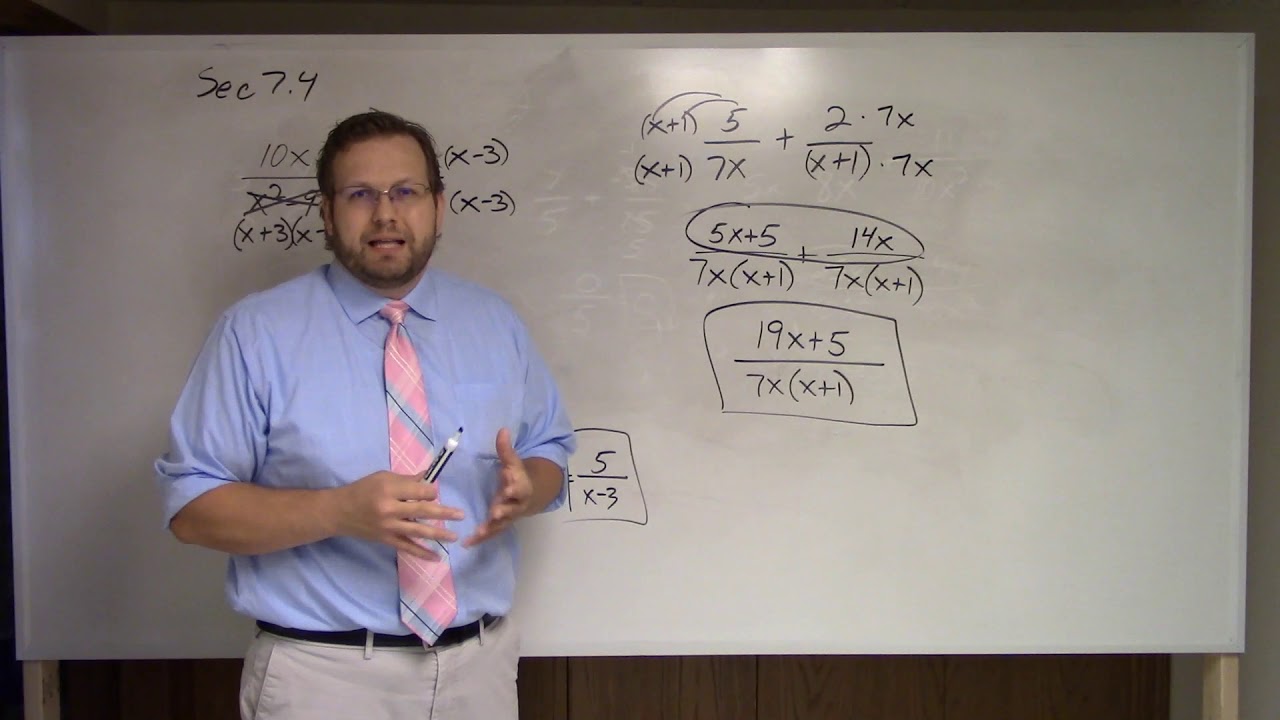 Beginning and Intermediate Algebra Sec. 7.4 - YouTube