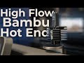 Real high flow bambu hotend from e3d  install  test at e3d