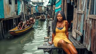 Inside Nigeria's Biggest Slum 🇳🇬 MAKOKO