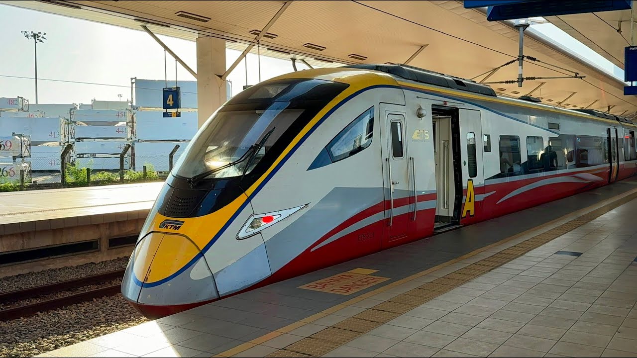 Поездка на самом быстром поезде Малайзии | KTM ETS | KL Sentral в Баттерворт