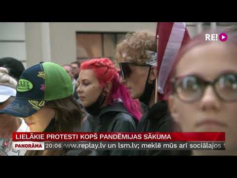 Lielākie protesti kopš pandēmijas sākuma