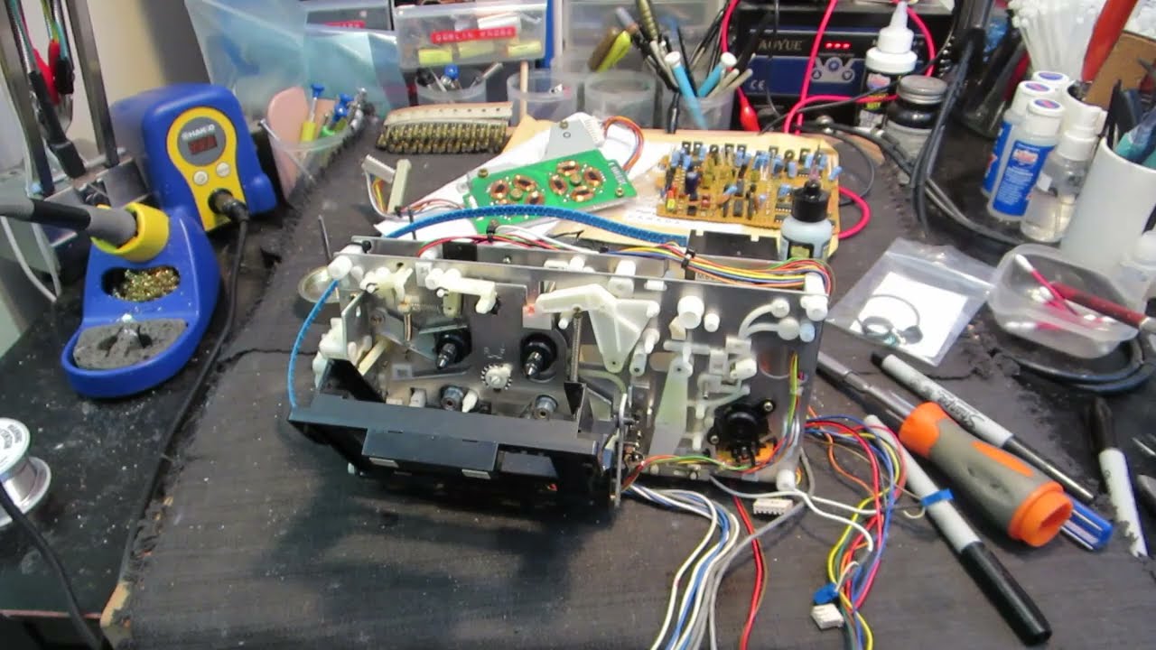 Inside a Nakamichi Dragon Cassette Deck Transport - Not as exotic as you think!