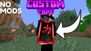 HOW TO ADD YOUR OWN CUSTOM CAPE INTO MC (No mods and not clickbait)