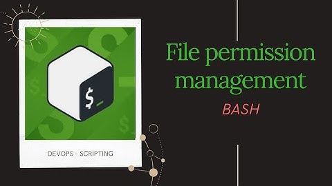 How to manage file permissions | chmod command | Execute scripts | Bash | 2020