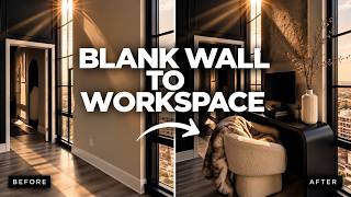Details Small Space Office Makeover | Turning an Empty Wall Into a Workspace News