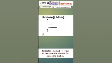 ForEach method in java 8 | foreach method in java stream #short #shortvideo