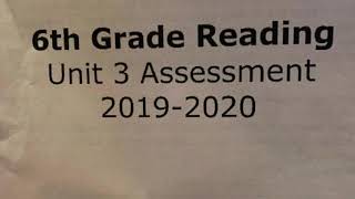 Unit 3 Assessment