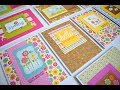 20 Cards with 6x6 Pad Doodlebug Hello Sunshine