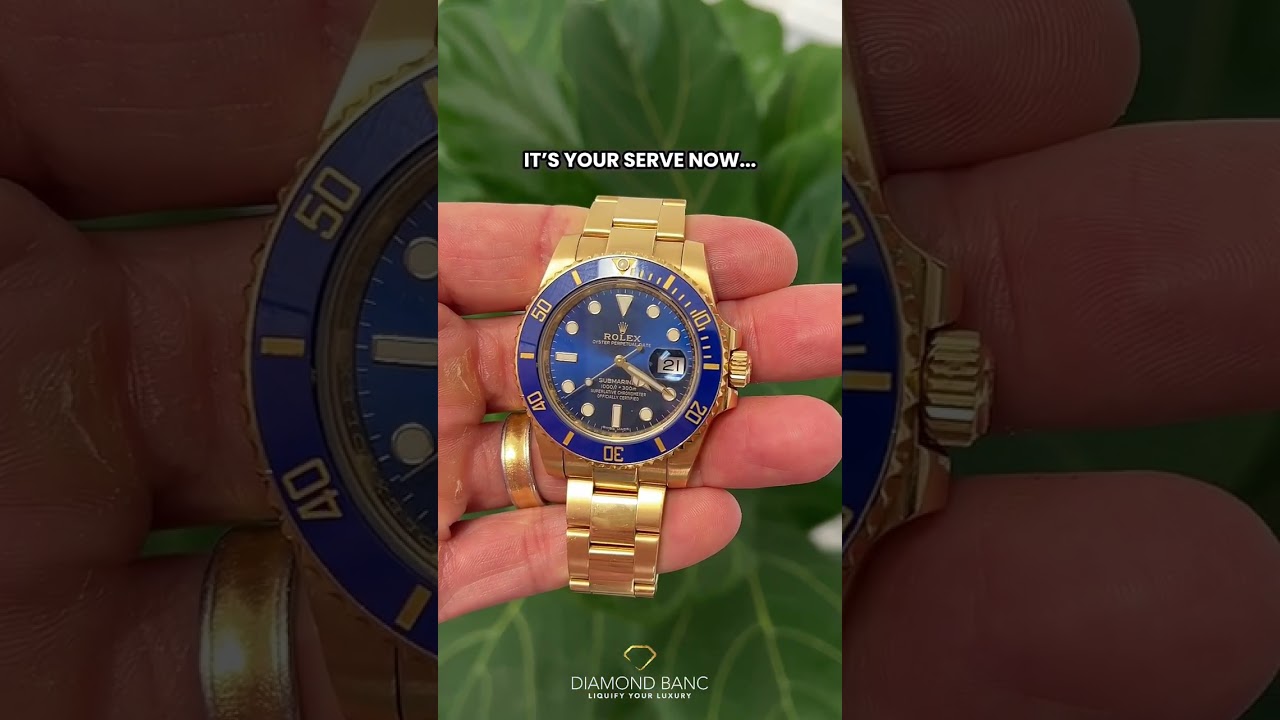 Game. Set. Funds. ⌚💰 Turn your Rolex into capital — without letting it go...