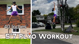 How I Got A 40 Inch VERT at 5'7 | Plyometrics Workout