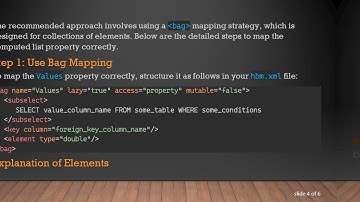 Mapping a computed list property in NHibernate: An In-Depth Guide