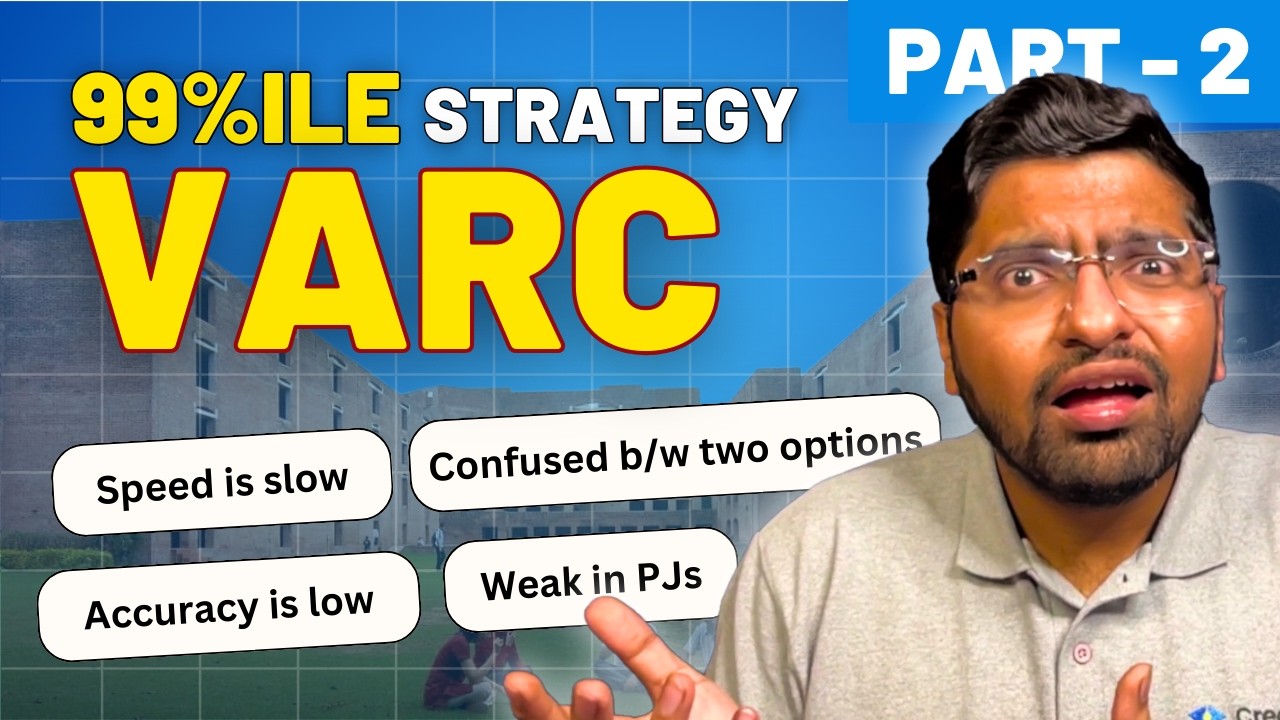 Weak in VARC? | Here's Your CAT VARC 99%ile Strategy | CAT VARC ...