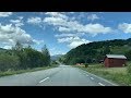 Sweden Drives: to Åre mountain village (virtual drive, window view)