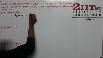 Probability Exercise 22 Q23 Class X ICSE | IIT JEE