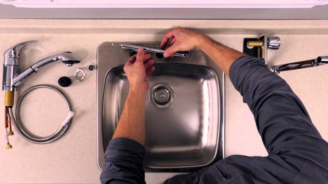 Rona How To Install A Kitchen Faucet Youtube