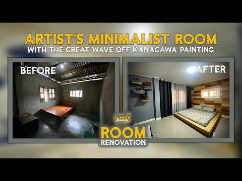Minimalist Room Design for Artist (Episode 2 Room Renovation)