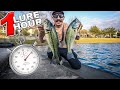 The 1 Hour, 1 Lure Bass Fishing Challenge ft. Ryan Rigged!!