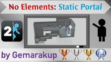 Portal 2 Community Test Chamber - No Elements: Static Portal (Blindrun)