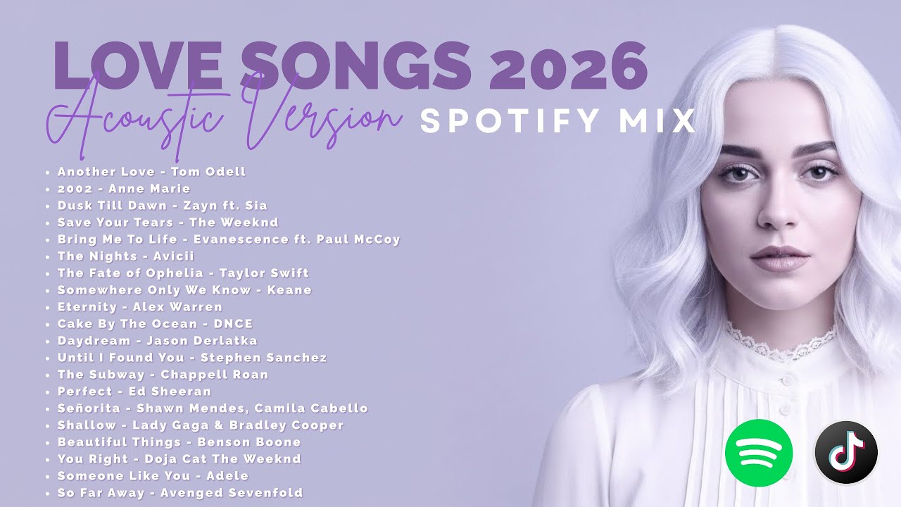 Beautiful Acoustic Love Songs 💞🎶 English Love Songs 🔥 Tom Odell, Taylor Swift, Ed Sheeran