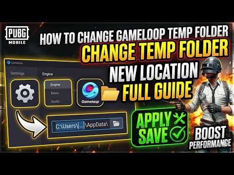 how to change temp folder in gameloop