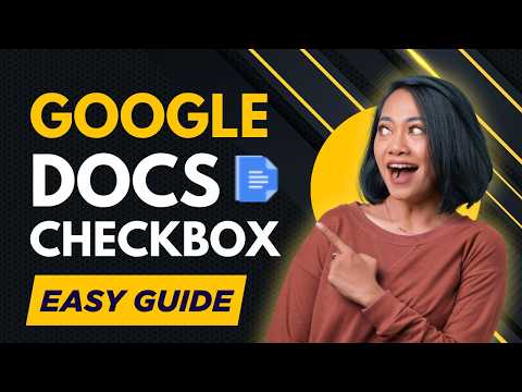 Format Checkboxes in Google Docs Like a Pro | How to Add Interactive Checkboxes to Google Docs