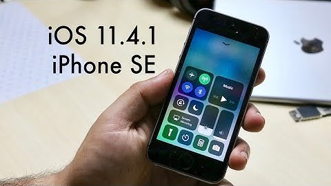 iOS 11.4.1 OFFICIAL On iPHONE SE! (Review)
