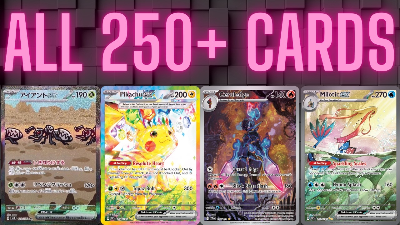 Every Single Surging Sparks Card Full Revealed All Secret Rares!