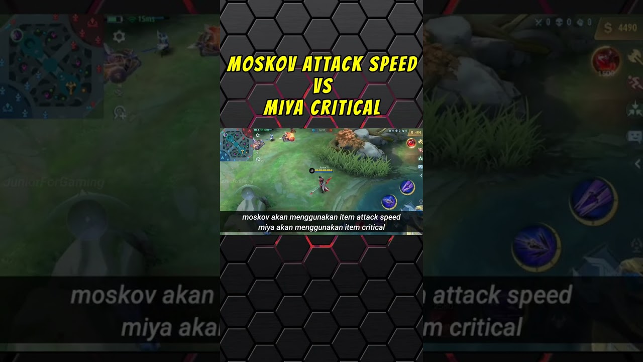Moskov Attack Speed Vs Miya Critical