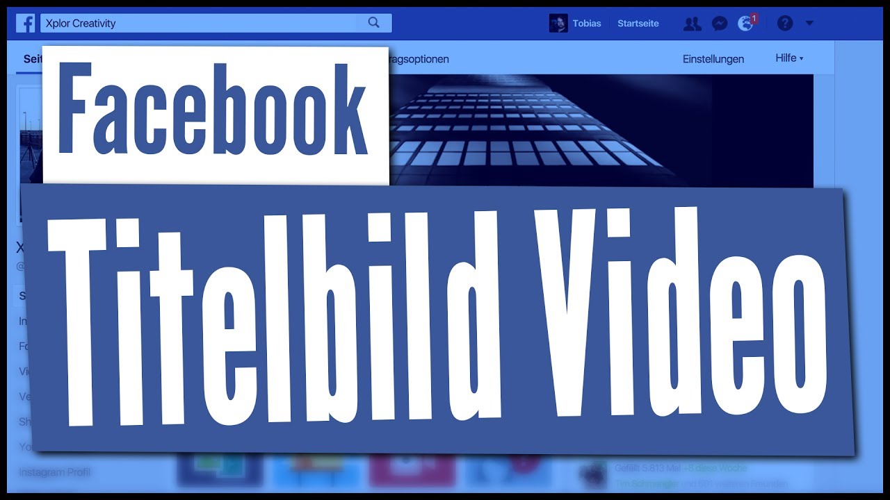 Video Als Titelbild Auf Deiner Facebook Seite Neue Funktionen In Facebook 17 Youtube