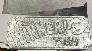 Making the platinum ticket from @CrunchLabs