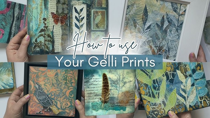 The Basics of Gel Plate Printing * sparkle living blog