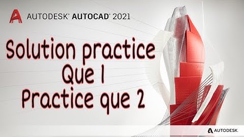 Practice Exercise 1 solution/ Syncronised Cad/ Autocad/ Abhishek vishal/ like and sub