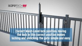 Trilatch - Worlds First Pool Gate Latch With Triple Security