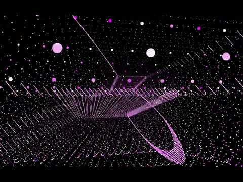 Tesseract Visualisation with Particles