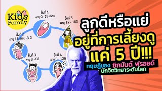 เลี้ยงลูกให้ดีใน 5 ขวบ ด้วยทฤษฎี ซิกมันต์ ฟรอยด์ นักจิตวิทยาระดับโลก | Kids Family