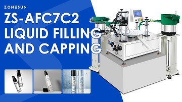 ZONESUN ZS-AFC7C2 Automatic Small Bottle Filling and Capping Machine