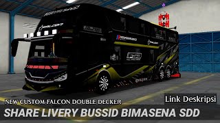 NEW CUSTOM 2022 DOUBLE DECKER [LIVERY FALCON BIMASENA SDD]