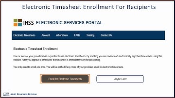 Enrolling and Stopping Enrollment for Recipients