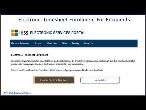 Enrolling and Stopping Enrollment for Recipients