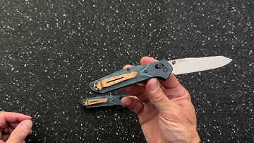 Benchmade Osborne Denim Micarta Knife