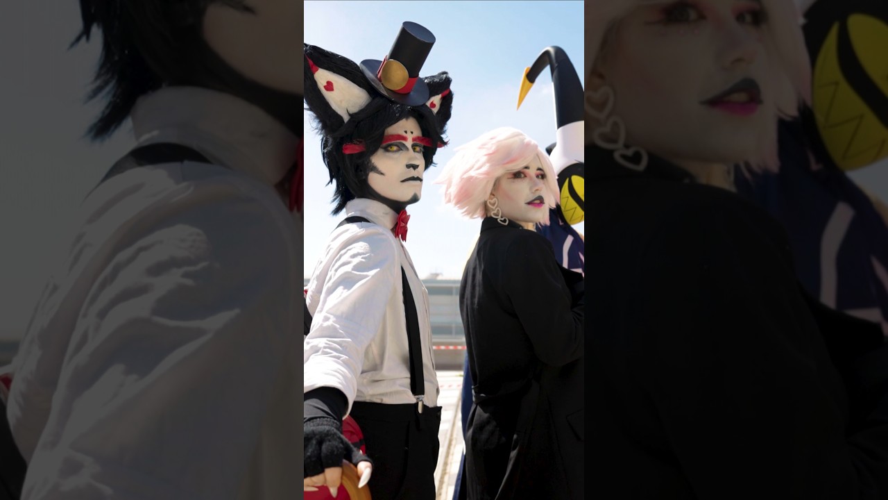🤩AMAZING Hazbin Hotel Group🤩 Spotted at Romics ⭐Ft. Husker, Angeldust, Alastor and Adam⭐
