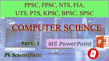 Computer Science very important MCQs / FPSC, FIA, NTS, KPPSC, PPSC SPSC -- Part-3 / PowerPoint