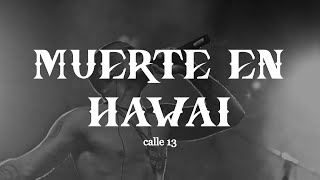 Calle 13 - Muerte En Hawaii (Letra/Lyrics)