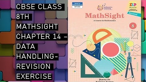 CBSE / Class 8th /Mathsight /Chapter 14- Data handling/ Revision Exercise (short answer questions)