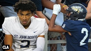 Kris Hutson 20 Wr St John Bosco Crazy Junior Highlights Top 2020 Wr National Recruit Mixtape
